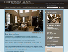 Tablet Screenshot of neighborhoodlaunch.com